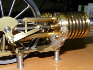 flammenfressermodell mit glaszylinder keine dampfmaschine oder stirlingmotor 