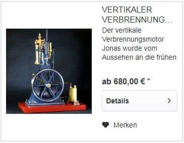 Verbrennungsmotor Jonas Im Bengs Modellbau Shop bestellen