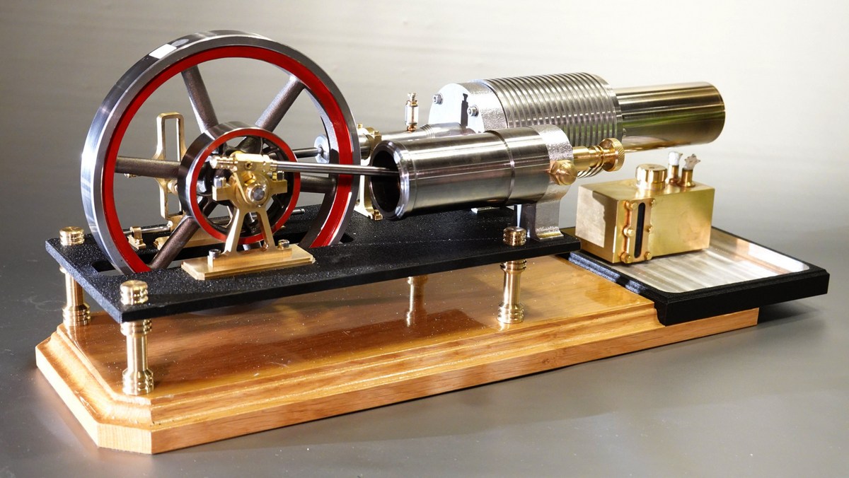 Materialbausatz Stirlingmotor "Die große Laura" Heißluftmotor