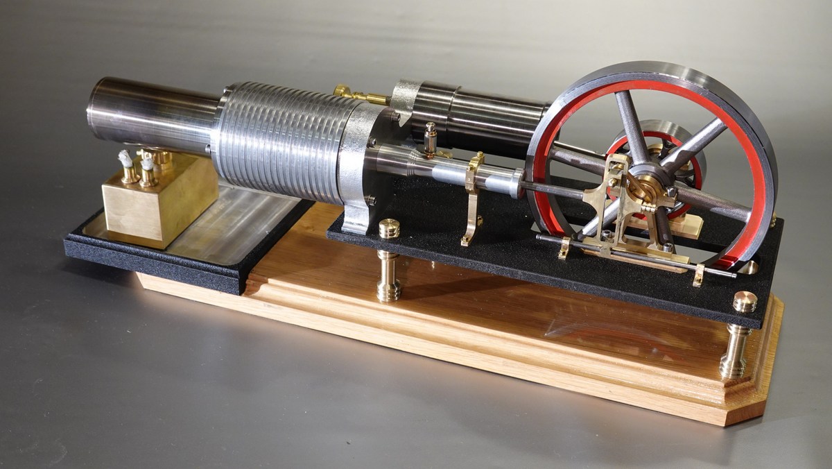 Materialbausatz Stirlingmotor "Die große Laura" Heißluftmotor