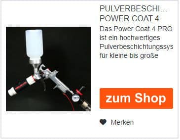 Pulverbeschichtungsgeraet fuer Profis