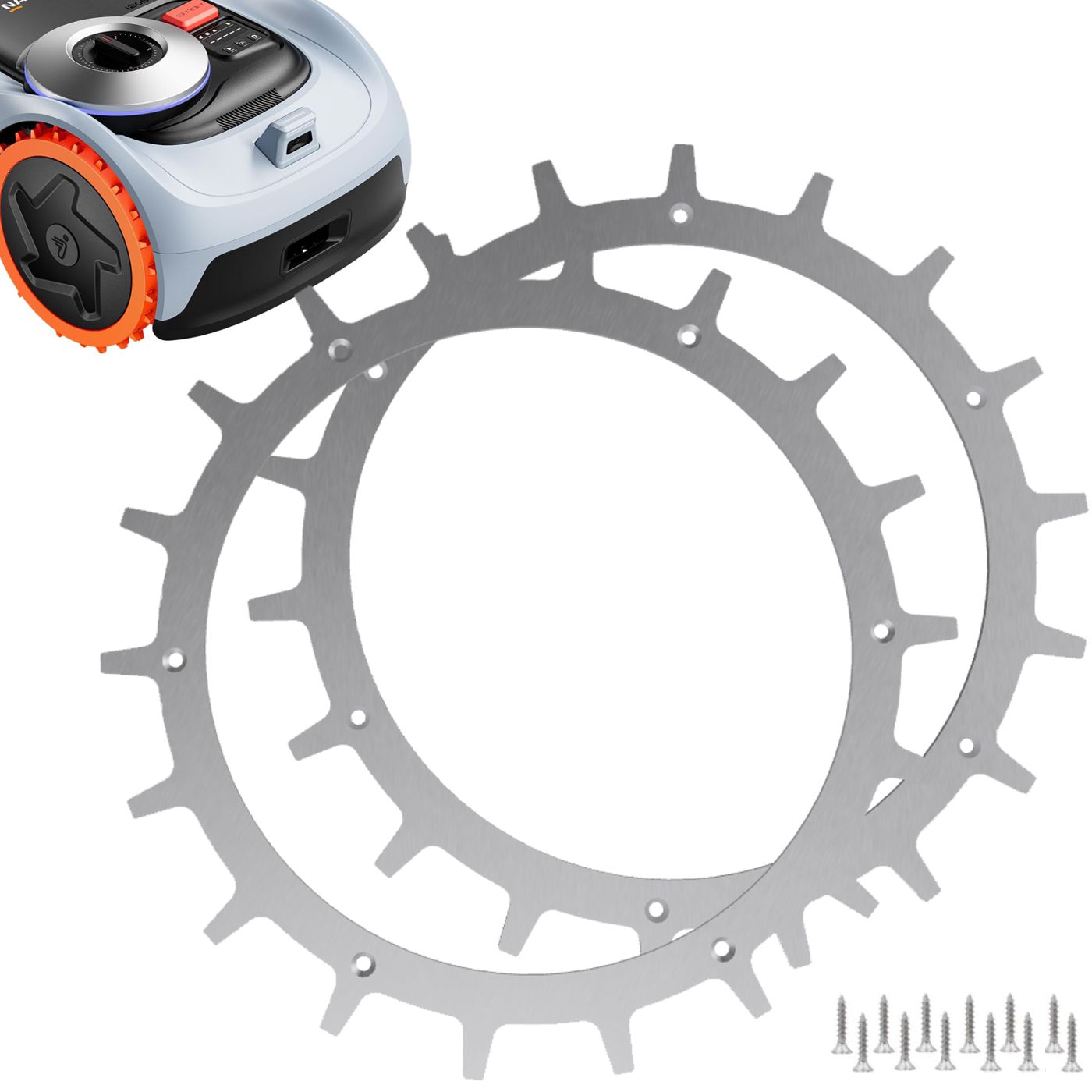 Spikes für Segway Navimow Mähroboter i205 - i208 AWD aus Edelstahl