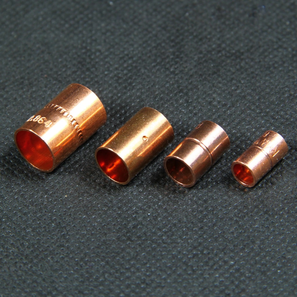 Kupfer-fittings-muffen Kupfer-Lötfitting Muffe zum sicheren und unlösbaren Verbinden von Kupferrohren