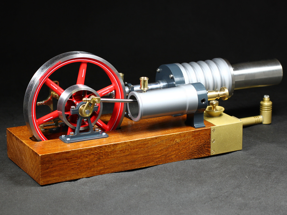 Stirlingmotor selber bauen mit einem Materialbausatz von Bengs Modellbau