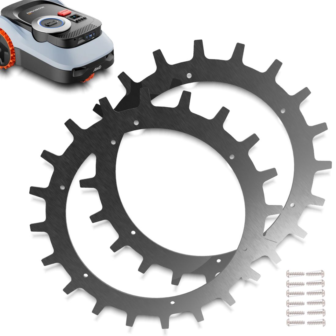 Spikes for Segway Navimow robotic lawnmower  i208, i215, i220 LiDAR, i210 & i220 LiDAR Pro stainless steel