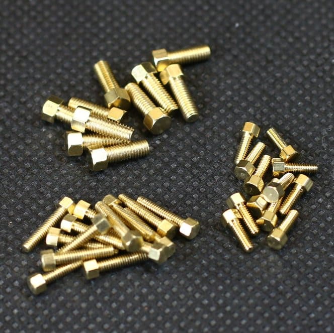 Modellbauschraube-messing Modellbauschrauben in verschiedenen Längen und Durchmesser