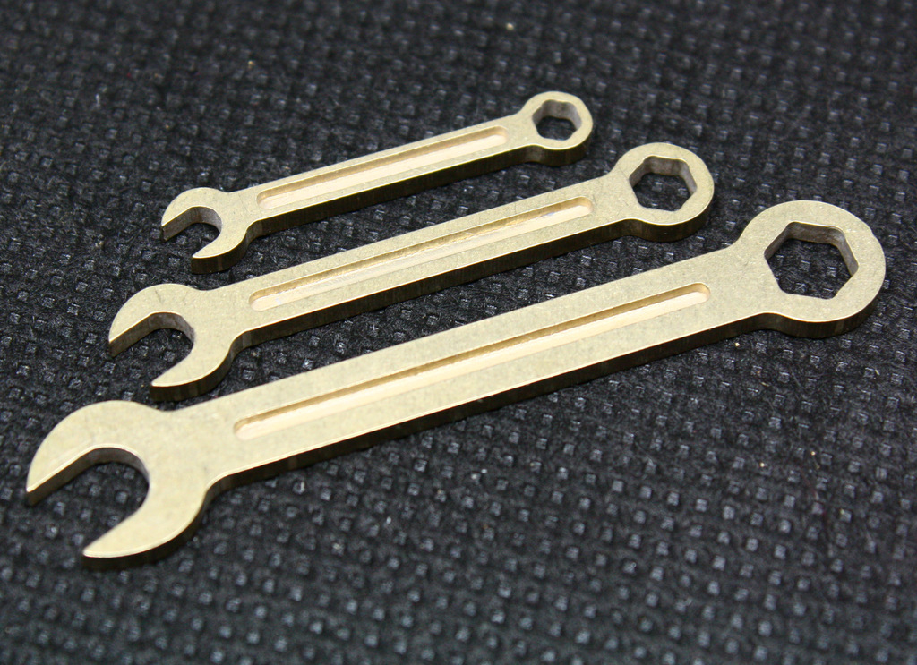 Ring-Maulschlüssel aus eigener Fertigung für den Modellbau