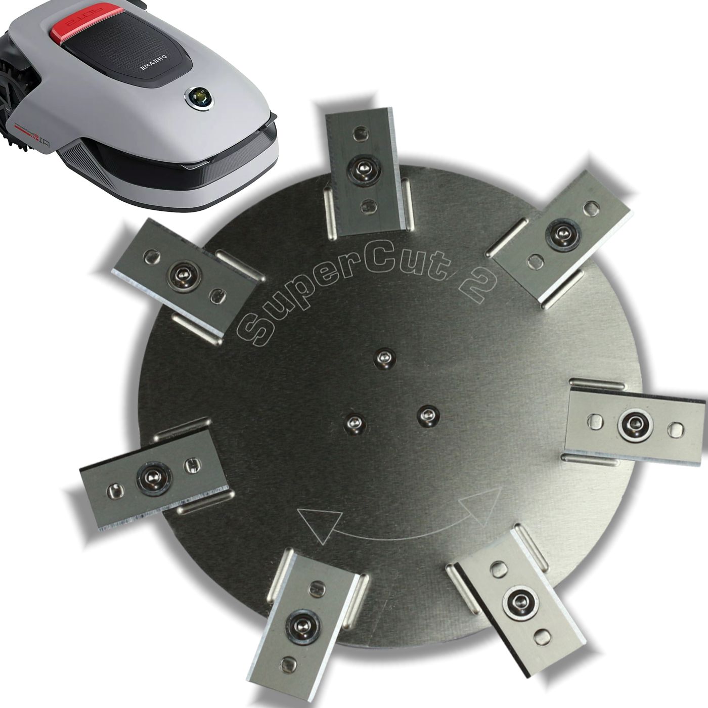 Cutting disk Dreame A1 / A2 stainless steel / aluminum - 7 fixed blades - Heavy Duty!