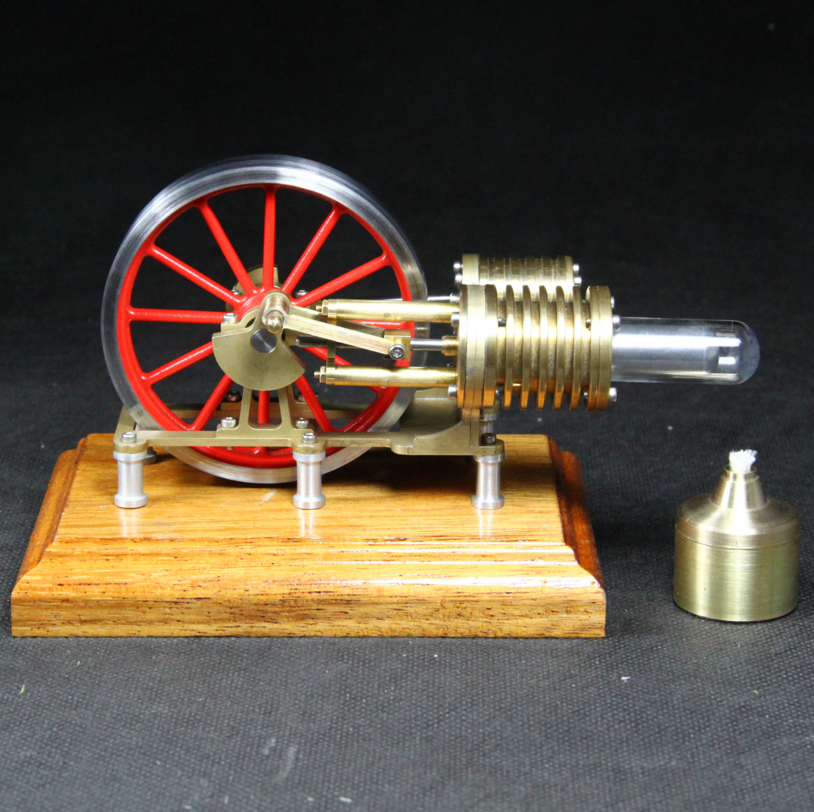 Material Bausatz von Bengs Modellbau für einen Stirlingmotor Laura