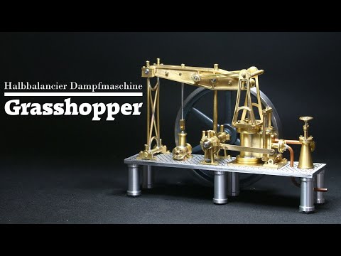 Halbbalancier Dampfmaschine Grasshopper